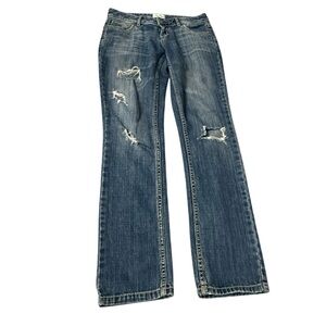 Aeropostale Y2K Low Rise Bayla Skinny 1/2 Short Court Jeans.